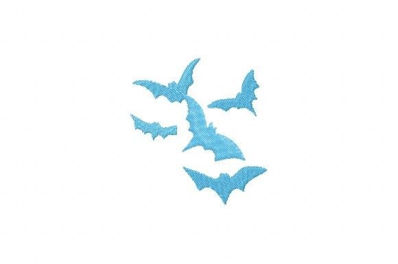 Bats Embroidery Design