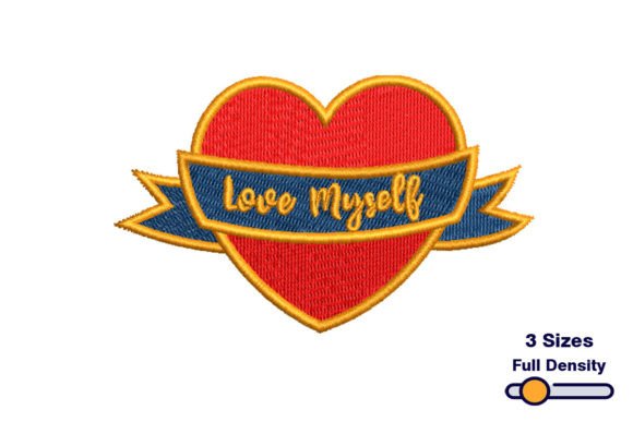 Love Myself Embroidery Design