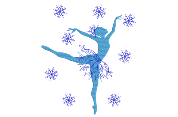 Snowflake Dancer: A Holiday Embroidery Gem